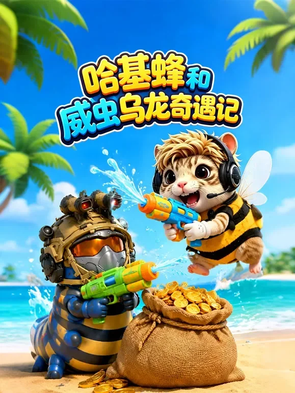 哈基蜂和威虫乌龙奇遇记动漫海报