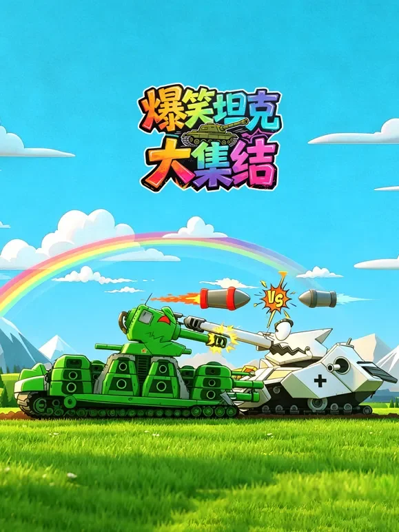 爆笑坦克大集结动漫海报