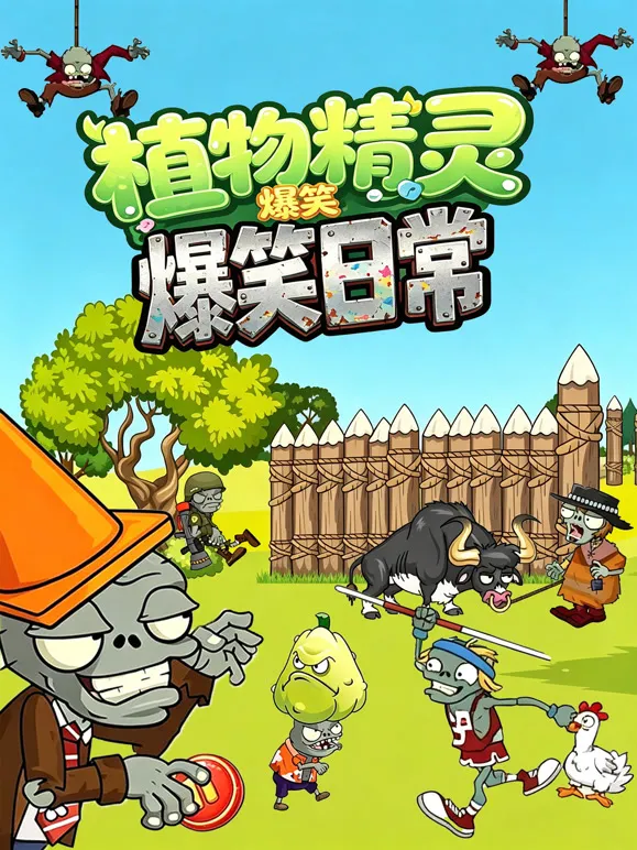 植物精灵爆笑日常动漫海报