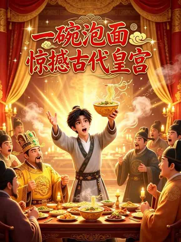 一碗泡面惊撼古代皇宫动漫海报