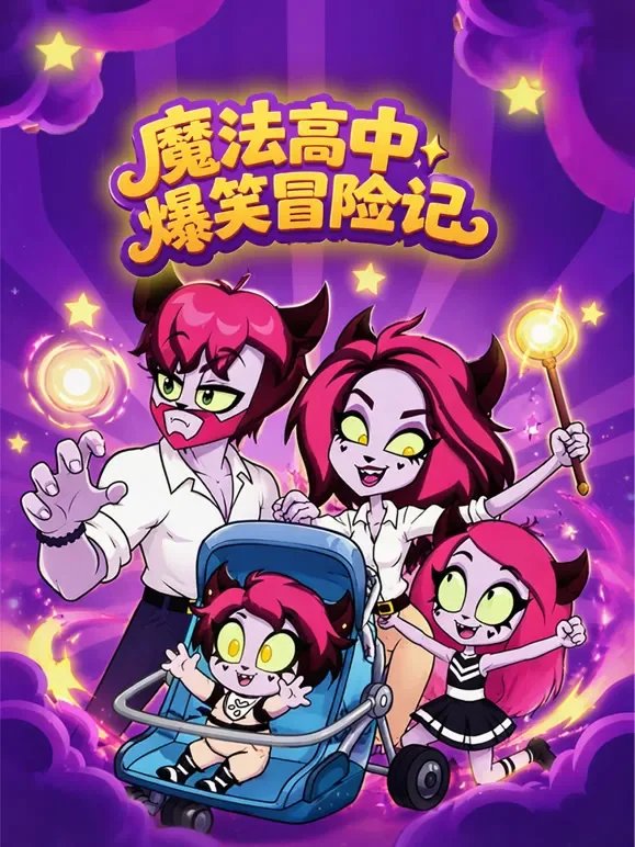 魔法高中爆笑冒险记动漫海报