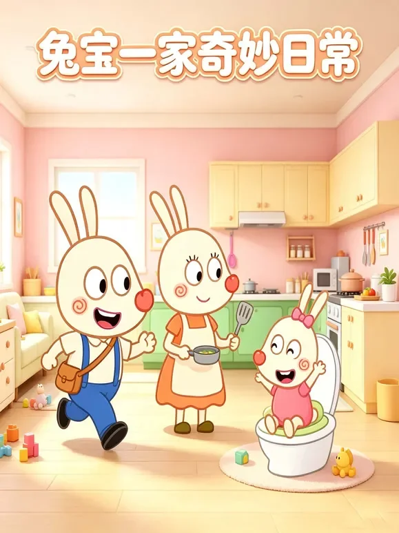 免宝一家奇妙日常动漫海报