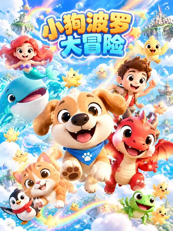 小狗波罗大冒险动漫海报