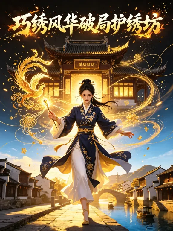 巧绣风华破局护绣坊动漫海报
