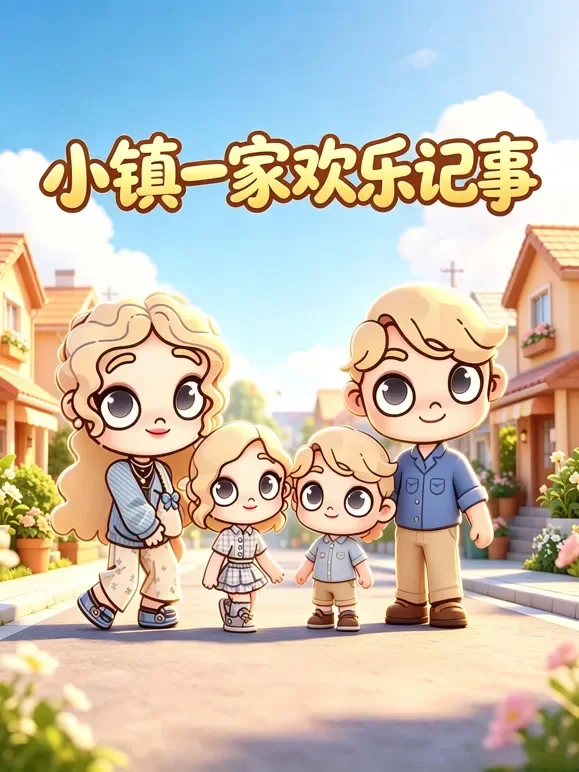小镇一家欢乐记事动漫海报