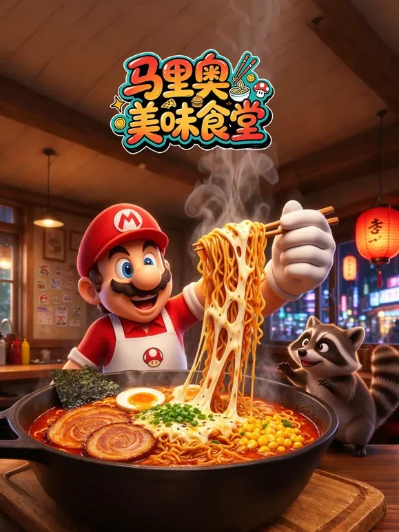 马里奥美味食堂动漫海报