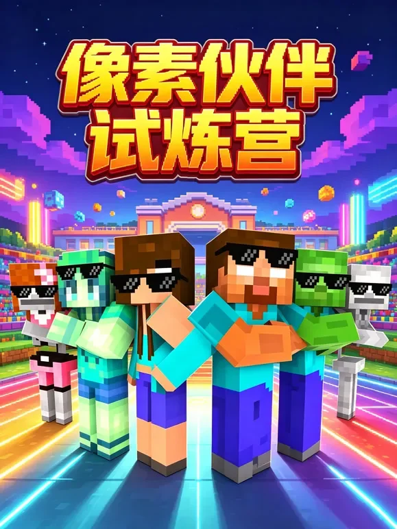 像素伙伴试炼营动漫海报