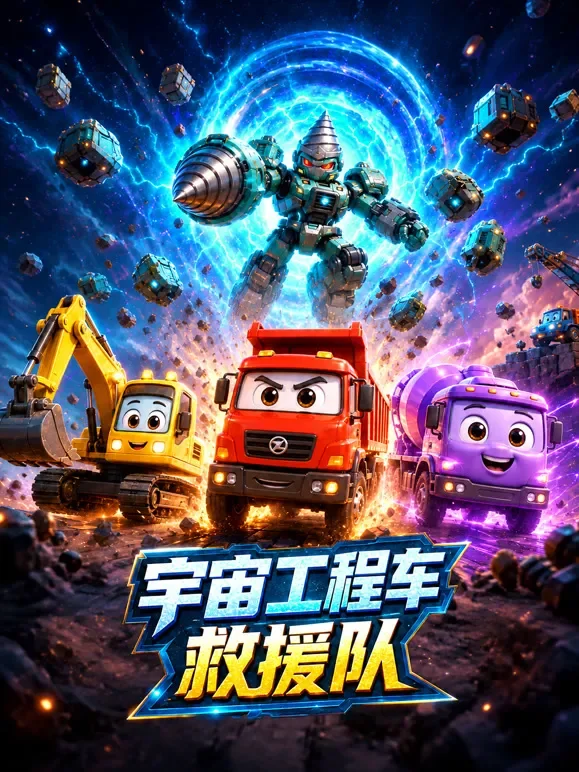 宇宙工程车救援队动漫海报