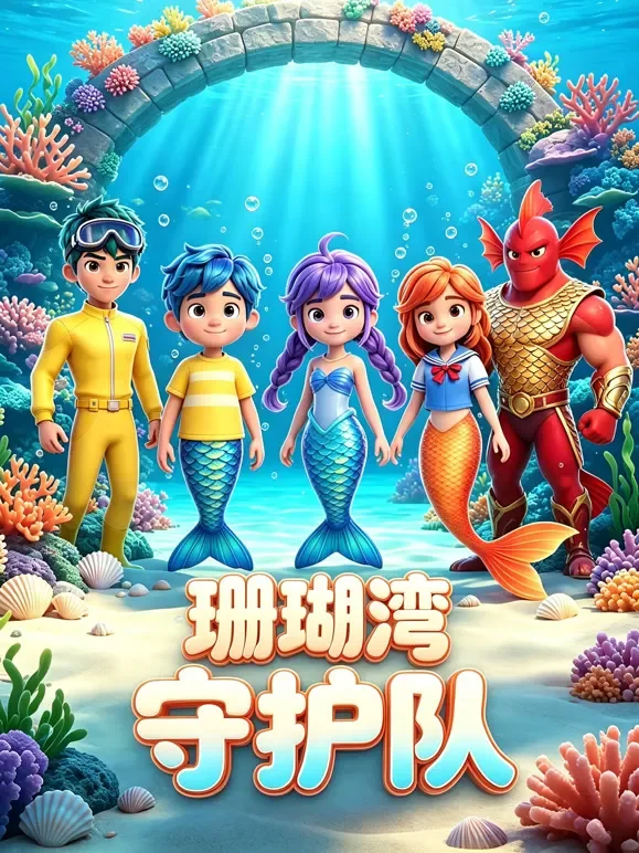 珊瑚湾守护队动漫海报
