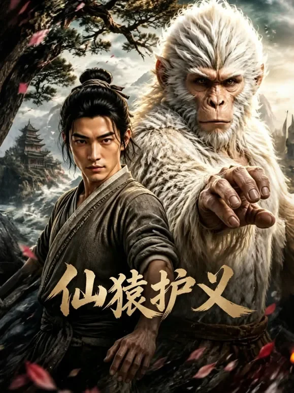 仙猿护义动漫海报