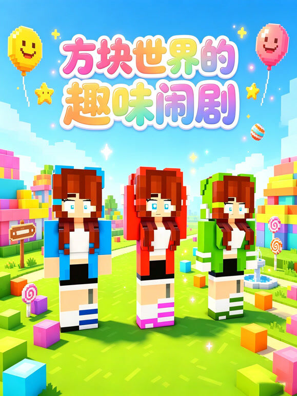 方块世界的趣味闹剧