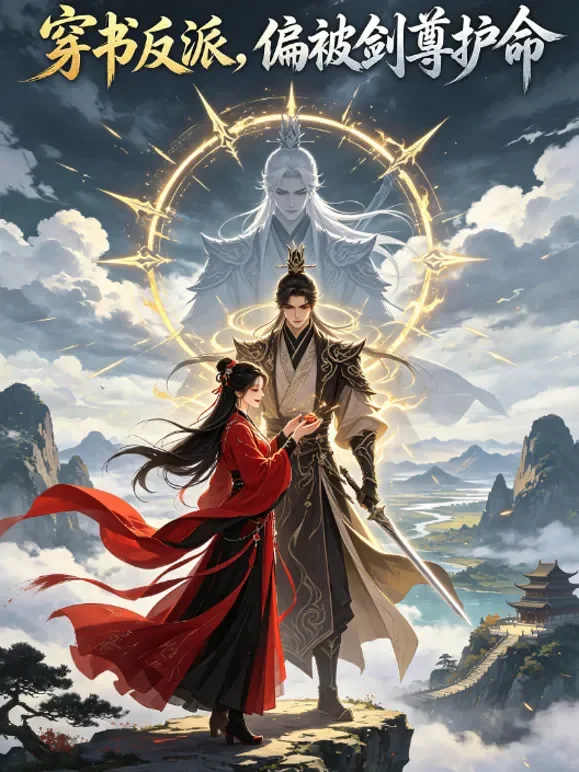 穿书反派，偏被剑尊护命动漫海报