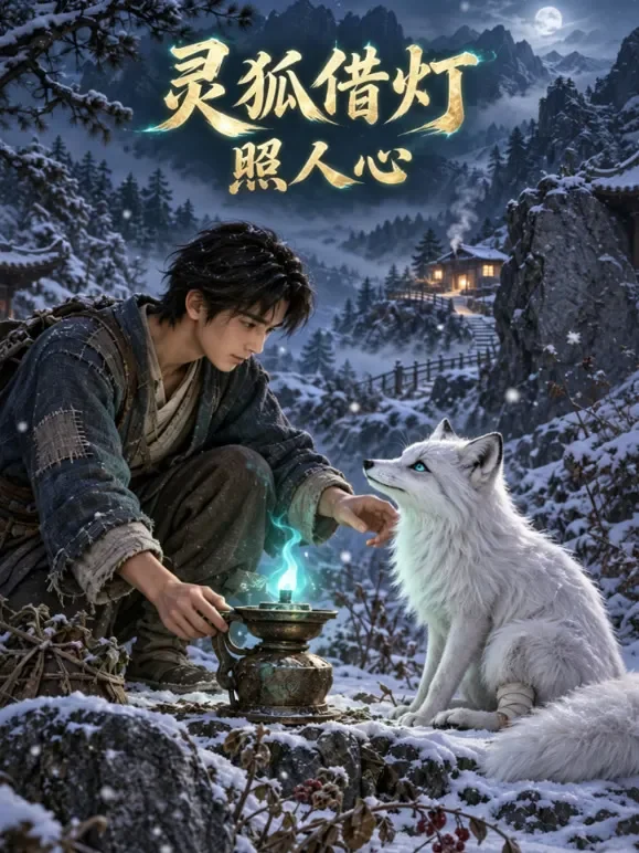 灵狐借灯照人心动漫海报