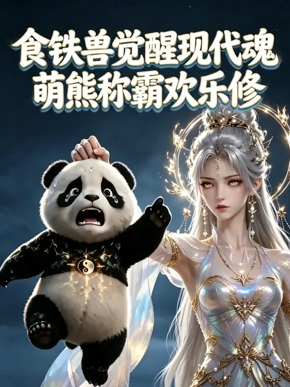 食铁兽觉醒现代魂，萌熊称霸欢乐修动漫海报