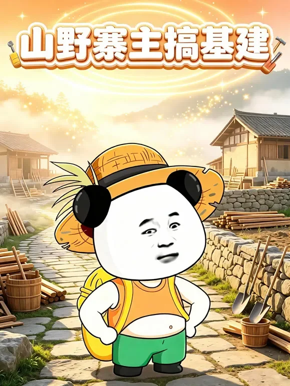 山野寨主搞基建动漫海报