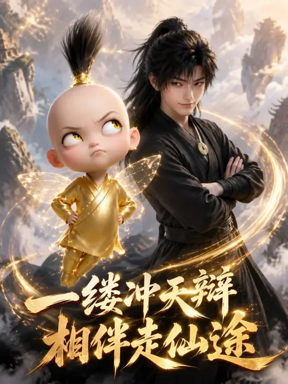 一缕冲天辫，相伴走仙途动漫海报