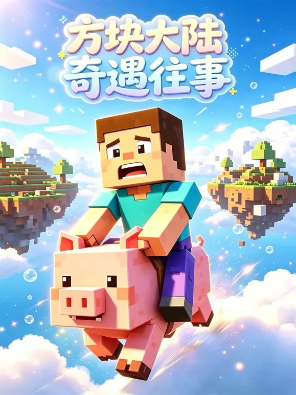方块大陆奇遇往事动漫海报