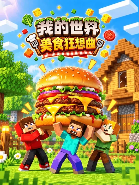 我的世界美食狂想曲动漫海报