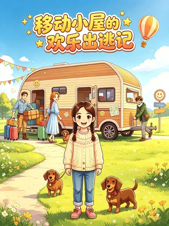 移动小屋的欢乐出逃记动漫海报