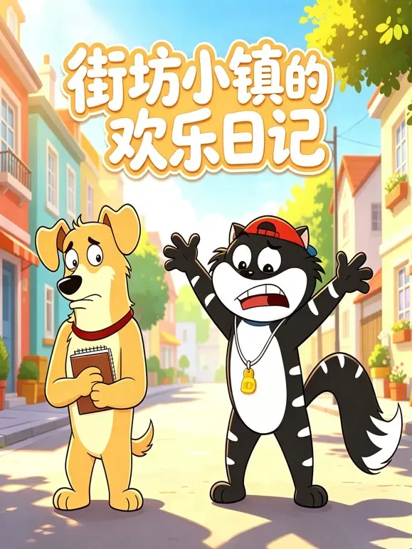 街坊小镇的欢乐日记动漫海报