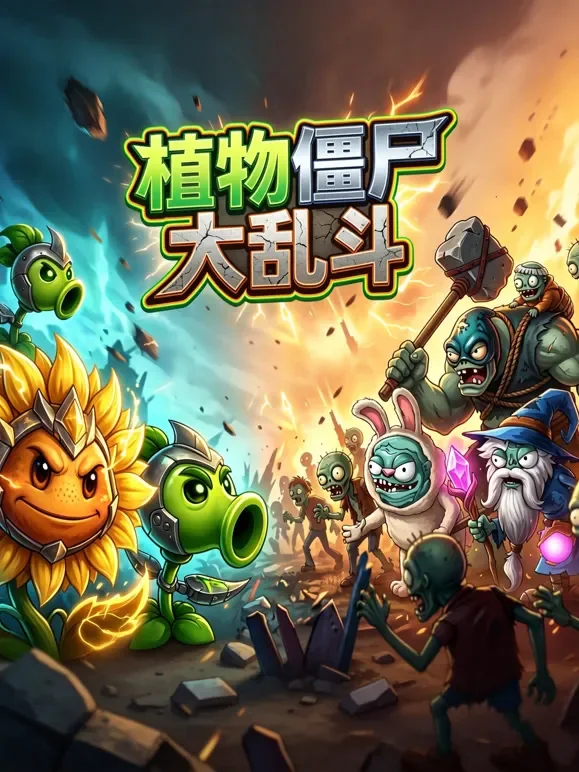 植物僵尸大乱斗动漫海报