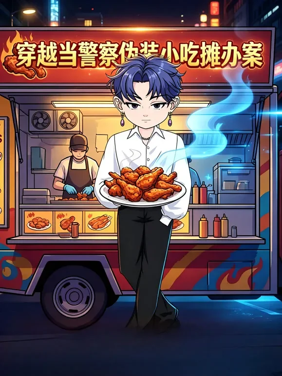 穿越当警察伪装小吃摊办案动漫海报