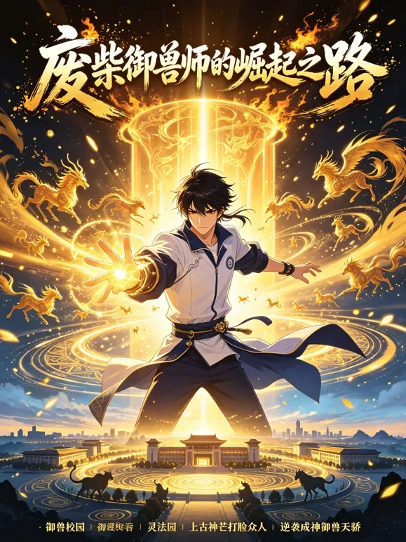 废柴御兽师的崛起之路动漫海报