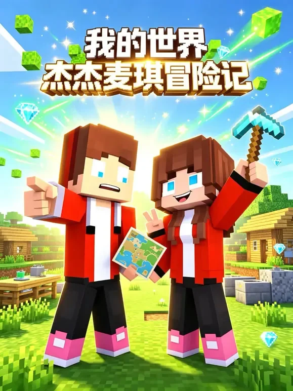 我的世界：杰杰麦琪冒险记动漫海报