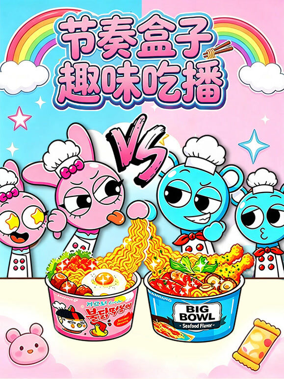 节奏盒子趣味吃播