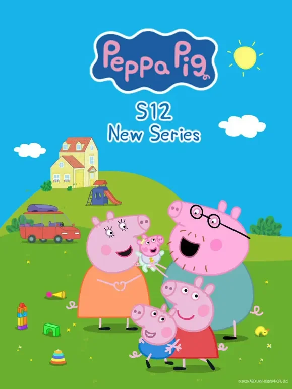 小猪佩奇 第12季 英文版动漫海报