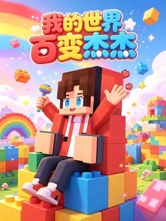 我的世界百变杰杰动漫海报
