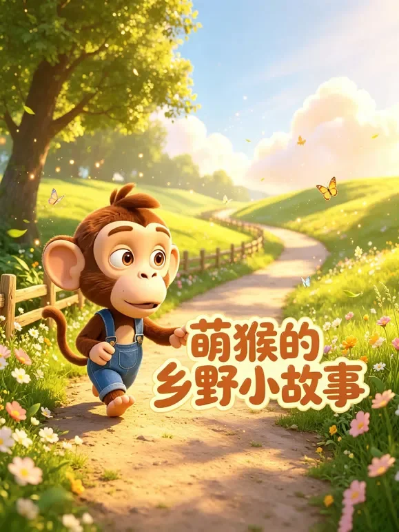 萌猴的乡野小故事动漫海报