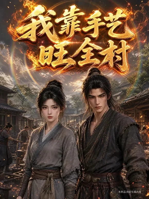 我靠手艺旺全村动漫海报