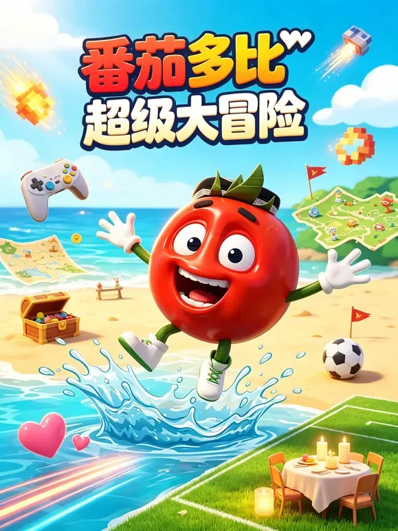 番茄多比欢乐多动漫海报