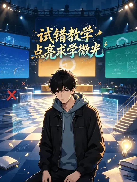 试错教学点亮求学微光动漫海报