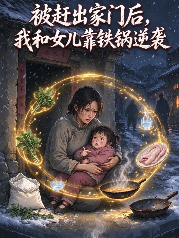 被赶出家门后，我和女儿靠铁锅逆袭动漫海报