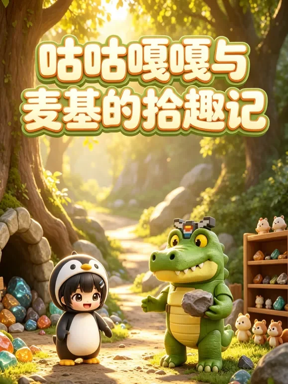 咕咕嘎嘎与麦基的拾趣记动漫海报