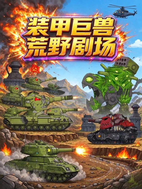 装甲巨兽荒野剧场动漫海报