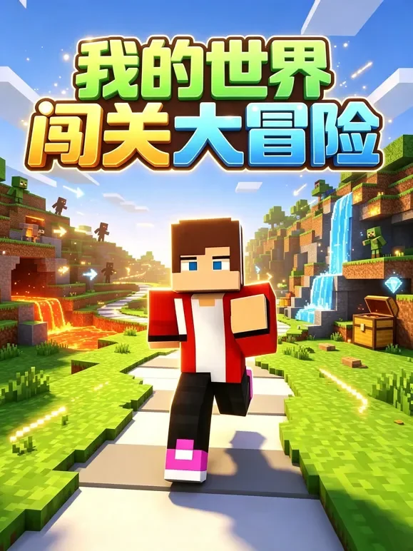 我的世界闯关大冒险动漫海报