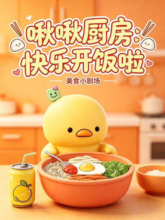啾啾厨房：快乐开饭啦