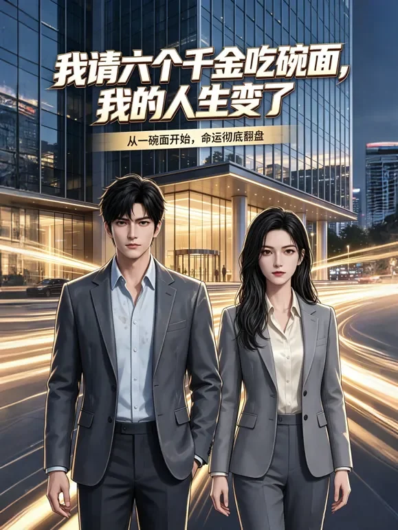 我请六个千金吃碗面，我的人生变了动漫海报