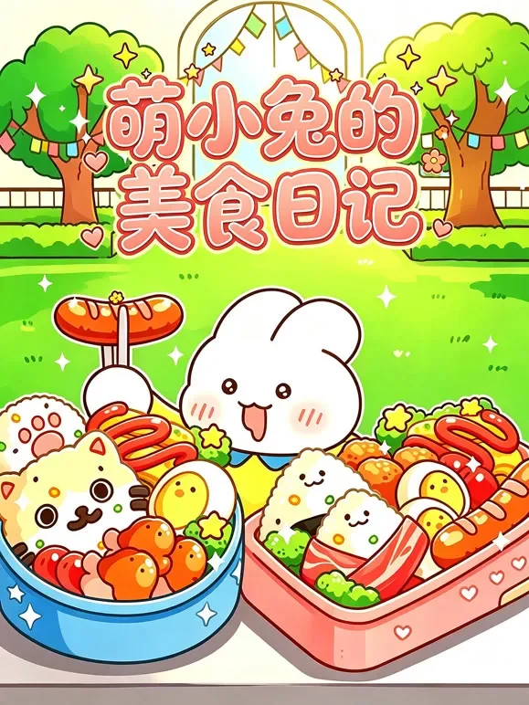 萌小兔的美食日记动漫海报