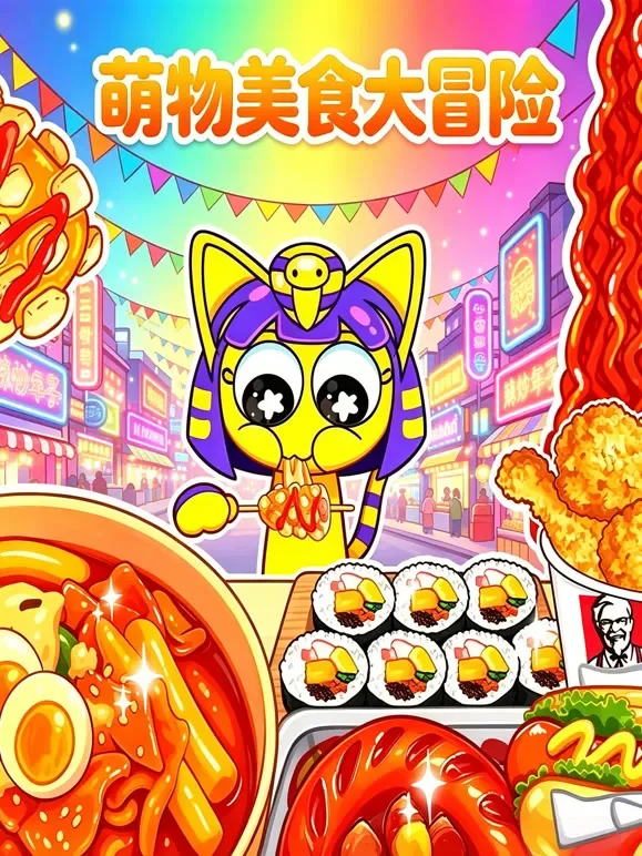 萌物美食大冒险动漫海报