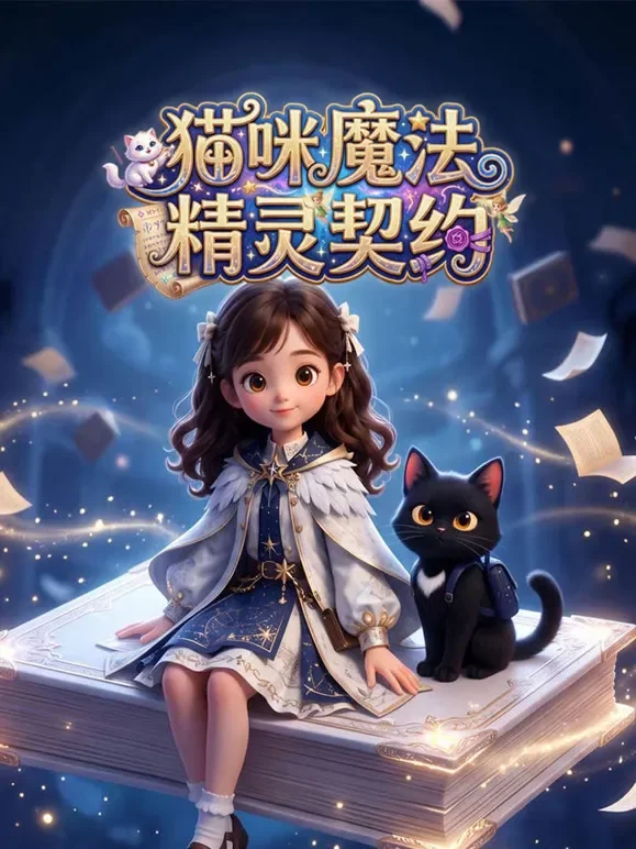 猫咪魔法精灵契约动漫海报