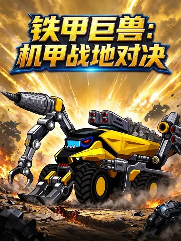 铁甲巨兽：机甲战地对决动漫海报
