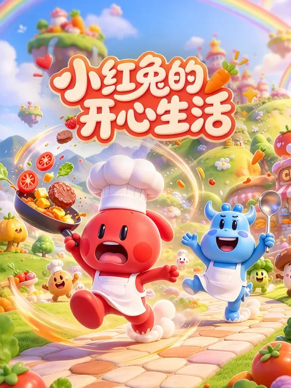 小红兔的开心生活动漫海报