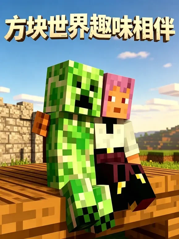 方块世界趣味相伴动漫海报