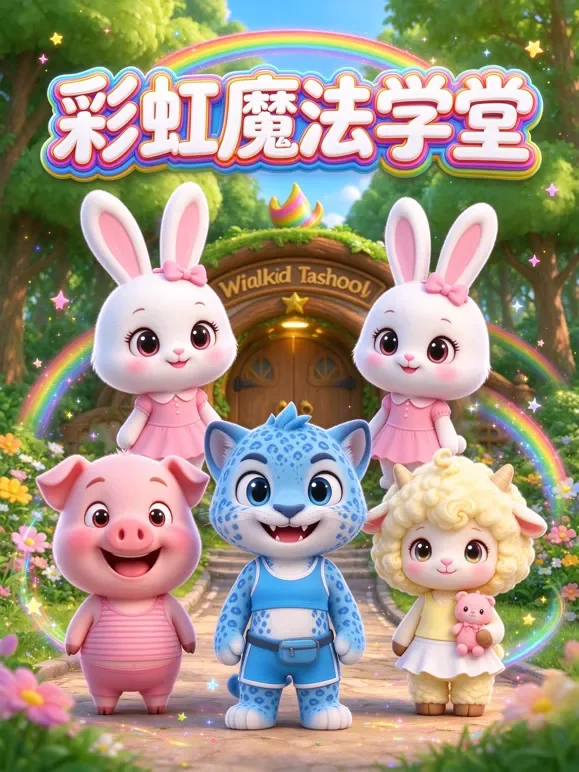 彩虹魔法学堂动漫海报