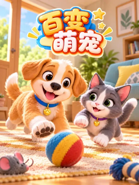 百变萌宠动漫海报