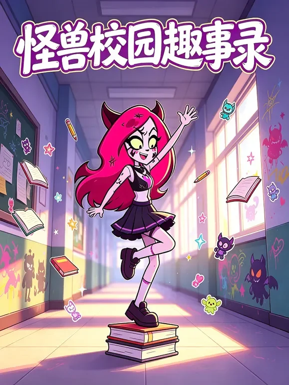 怪兽校园趣事录动漫海报